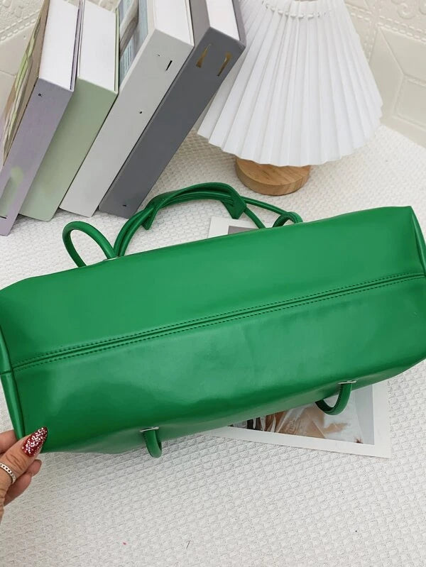 Large Capacity Fashion Green Women Ladies Handbag Purse Tote Bag