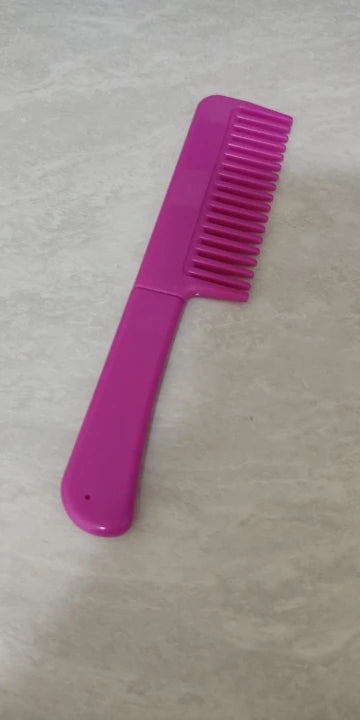 Discrete Self Defense Comb Knife Blade and Heat Resistant Hair Styling Tools Wide Spikes Tooth Fashion Accessory