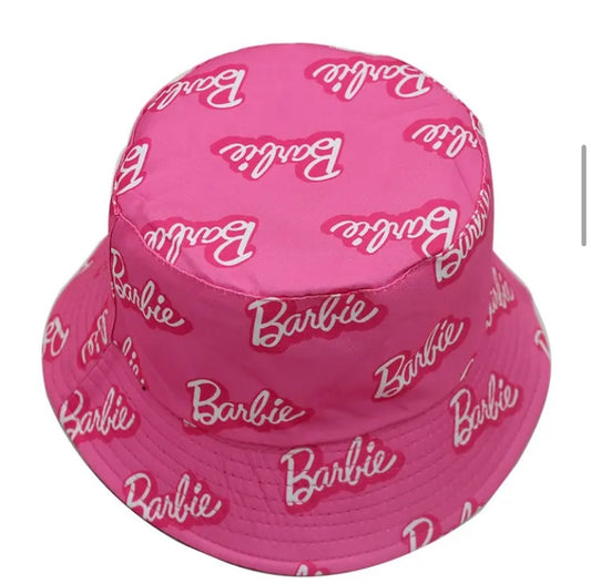 Pink Sassy Cute Fashion Barbie Sun Bucket Hat Women's Girls Ladies Casual Hat Accessories