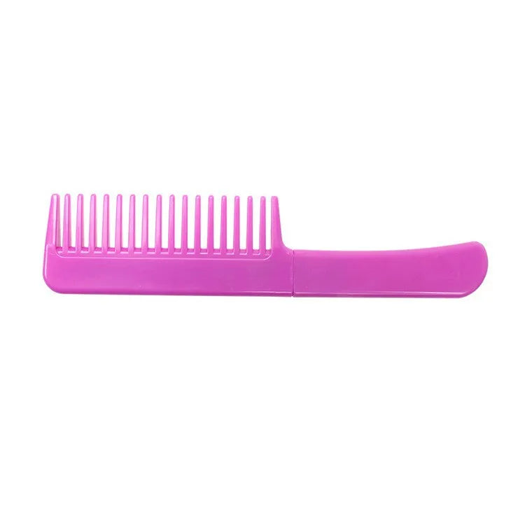 Discrete Self Defense Comb Knife Blade and Heat Resistant Hair Styling Tools Wide Spikes Tooth Fashion Accessory