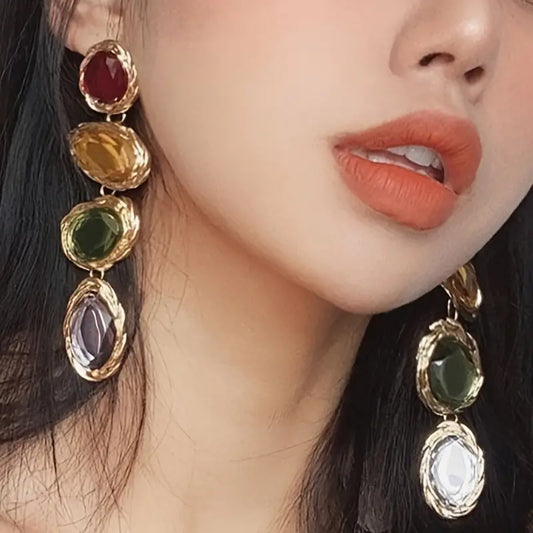 Trendy New Multi-Colored Fashion Styled Dangle Women's Earrings