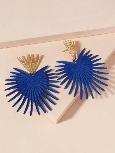 Cute Ladies Fashion Trendy Spike Shaped Statement Earrings Women Jewelry